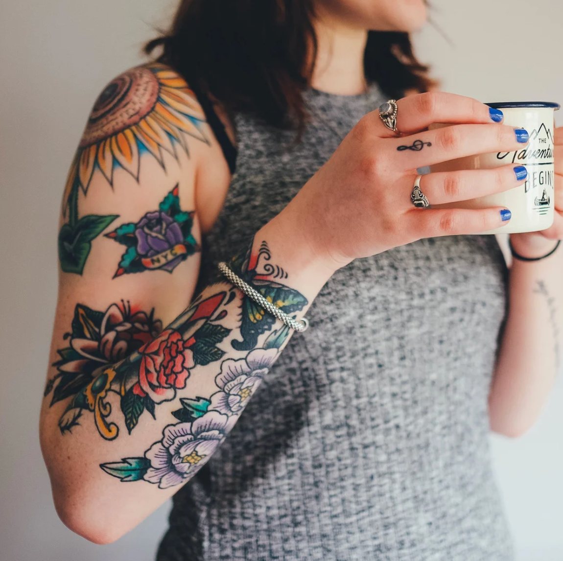 Keep tattoo vibrant with Bees Knees Tattoo balm